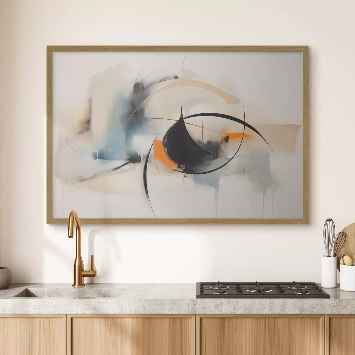 Poster Cercles et légèreté f48700