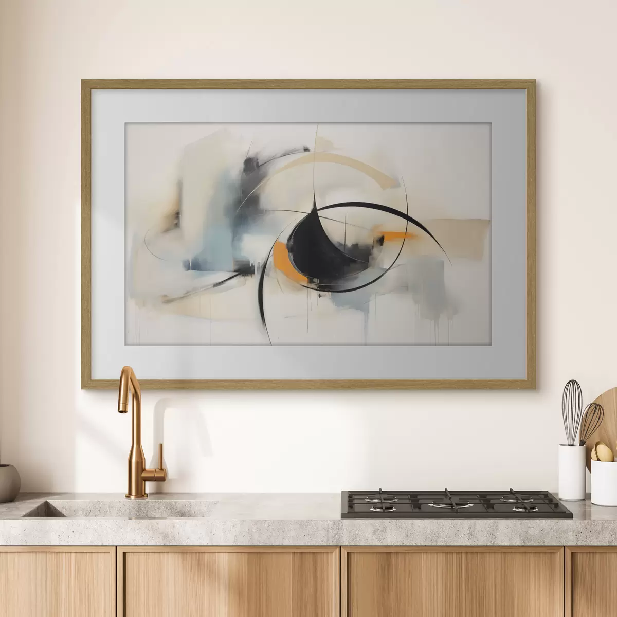 Poster Cercles et légèreté f48700