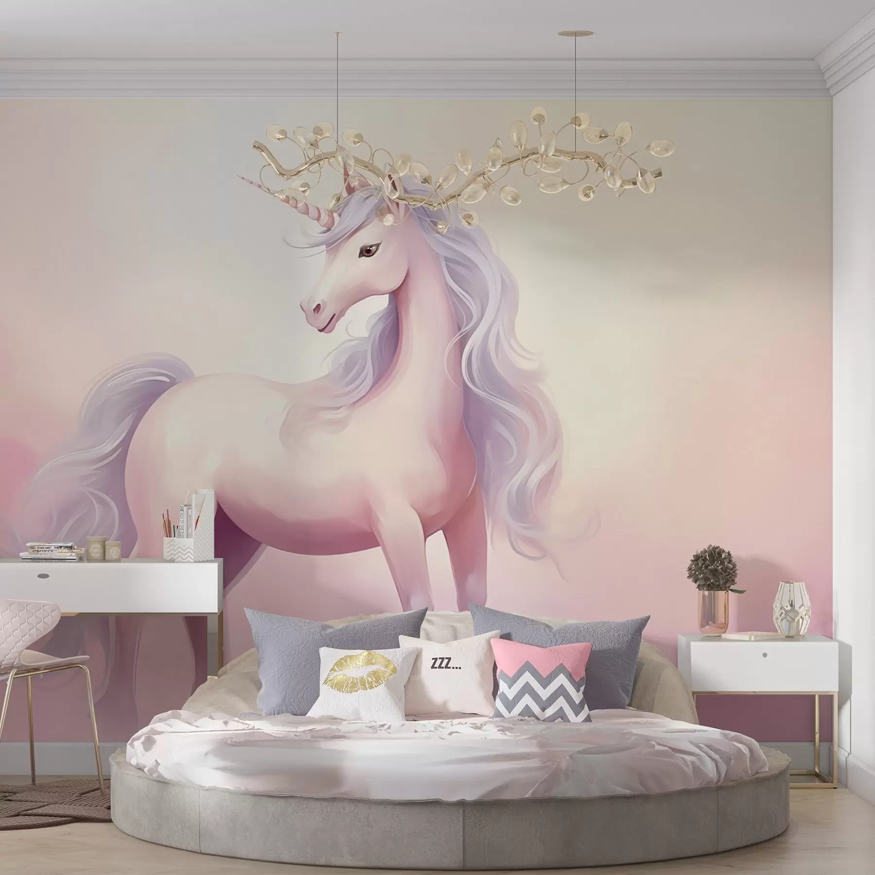 Papier peint Licorne w05555
