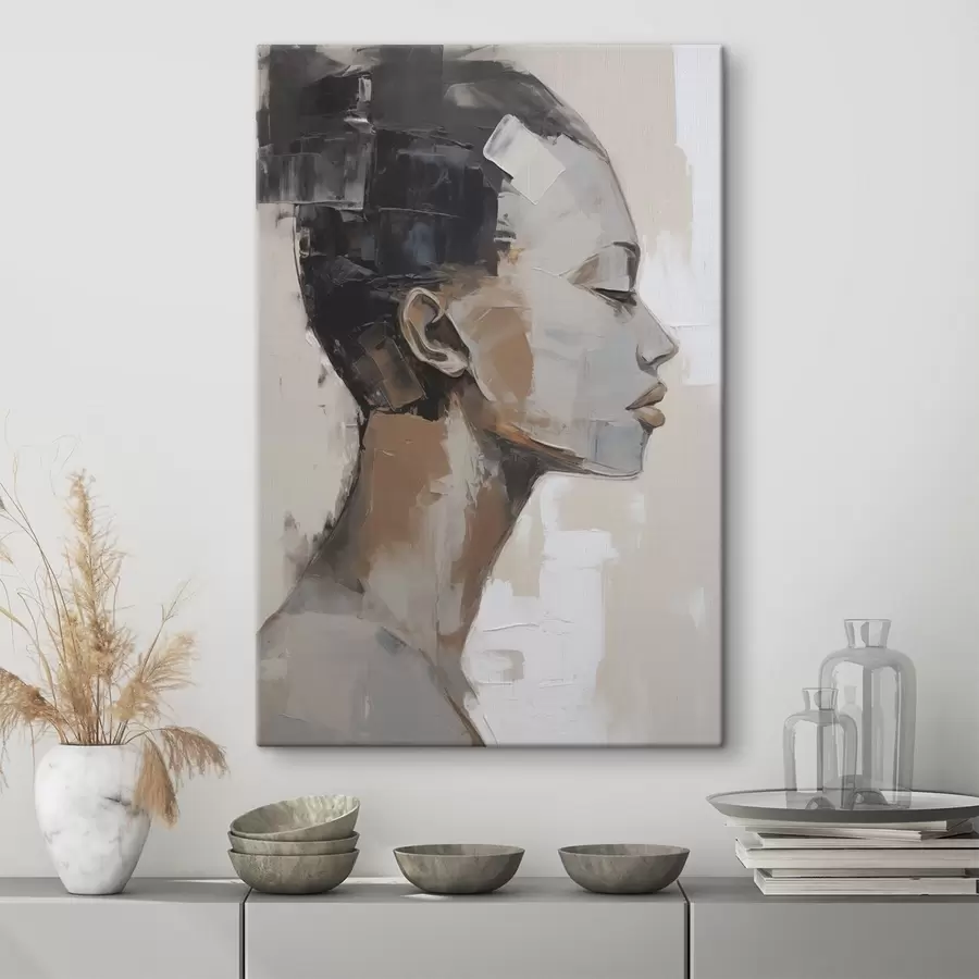 Tableau Imitation d'un portrait féminin s48975