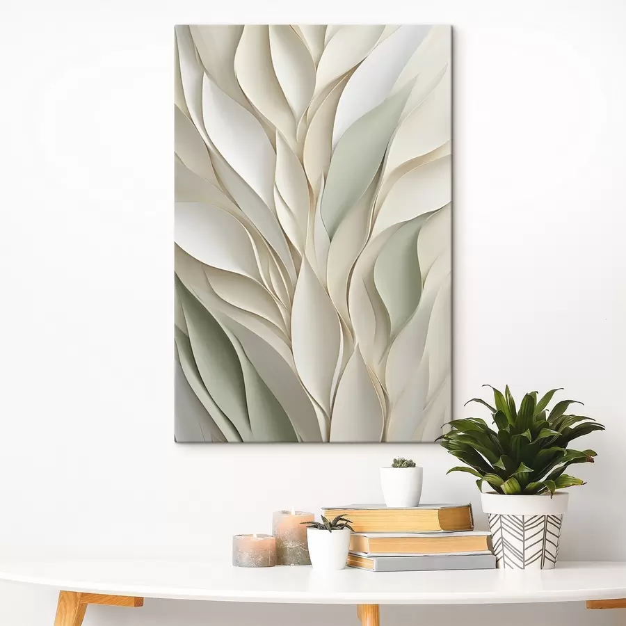 Tableau Composition végétale abstraite s48986