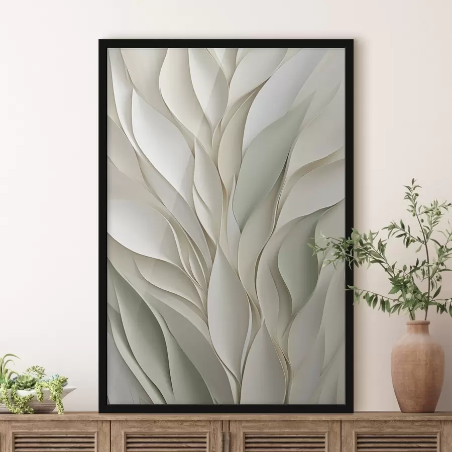 Papier peint Composition végétale abstraite f48986