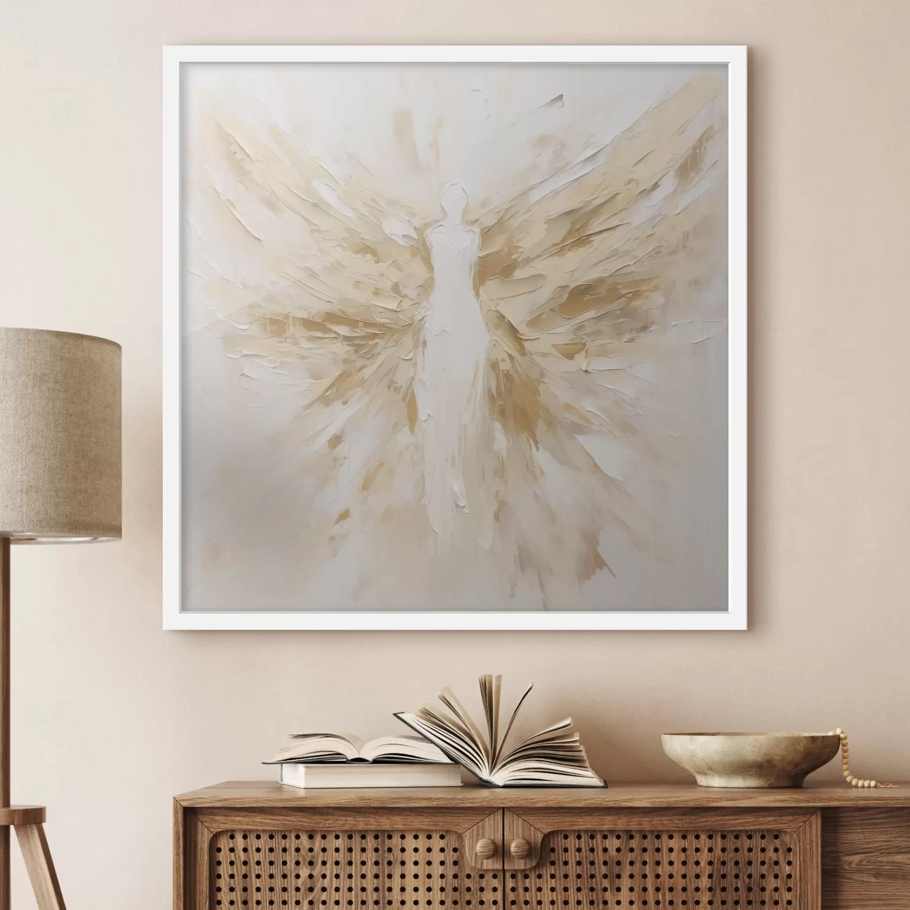 Papier peint Ange abstrait f48987