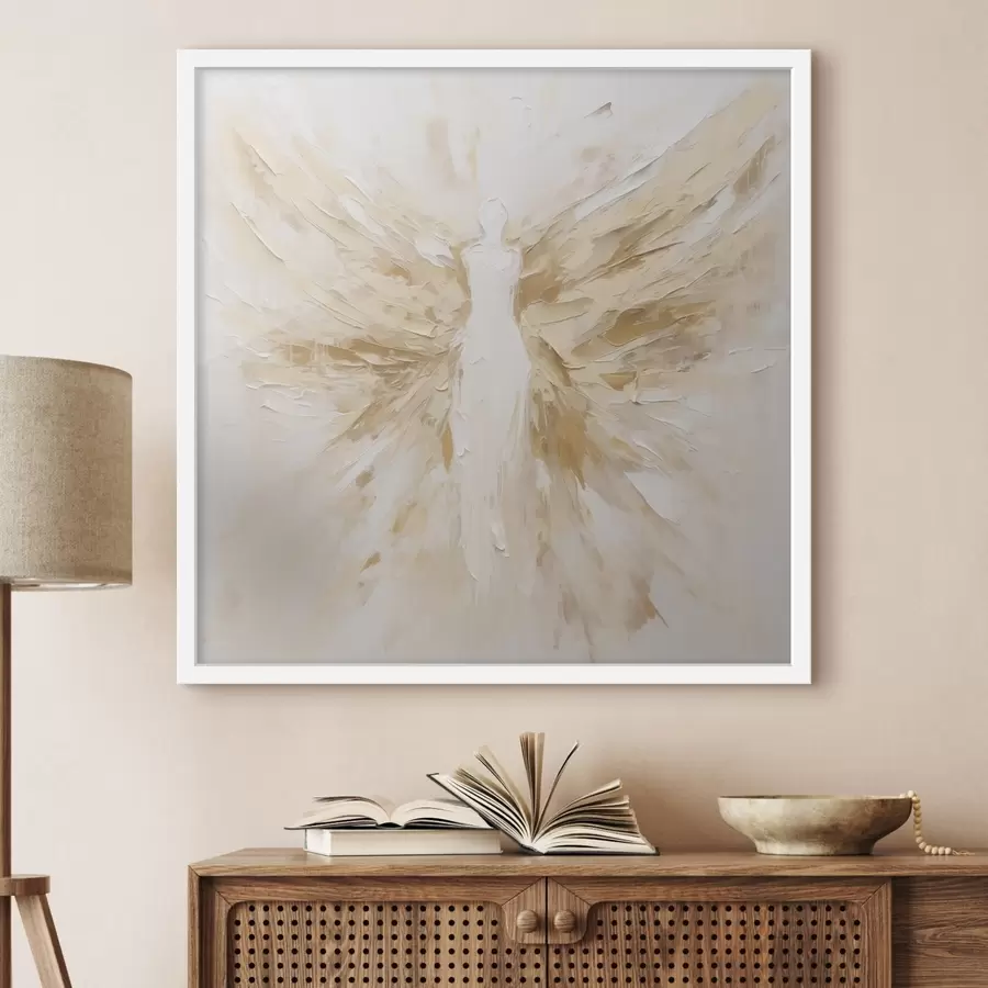 Papier peint Ange abstrait f48987