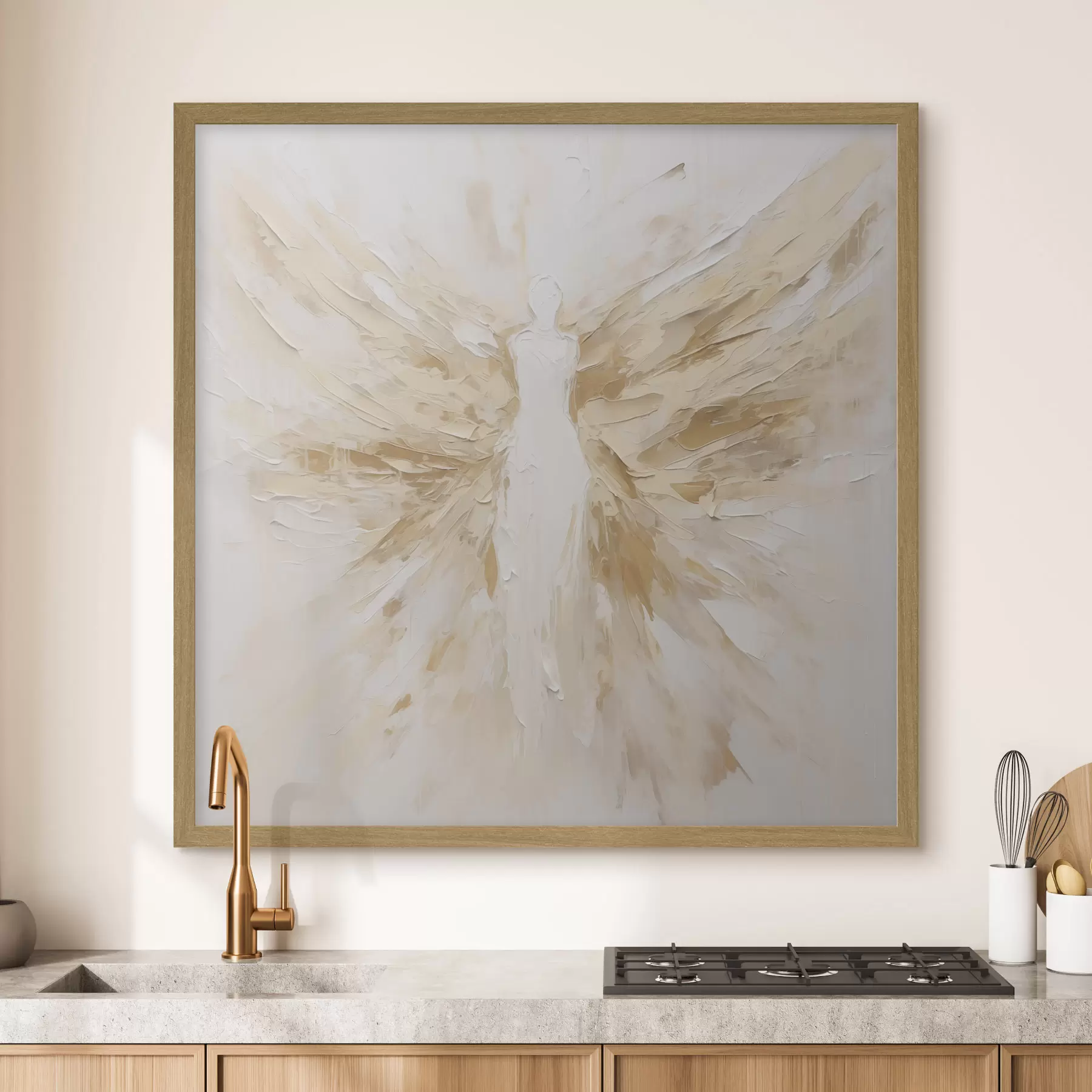 Papier peint Ange abstrait f48987