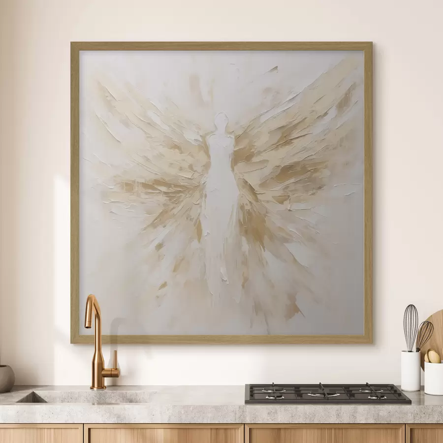 Papier peint Ange abstrait f48987
