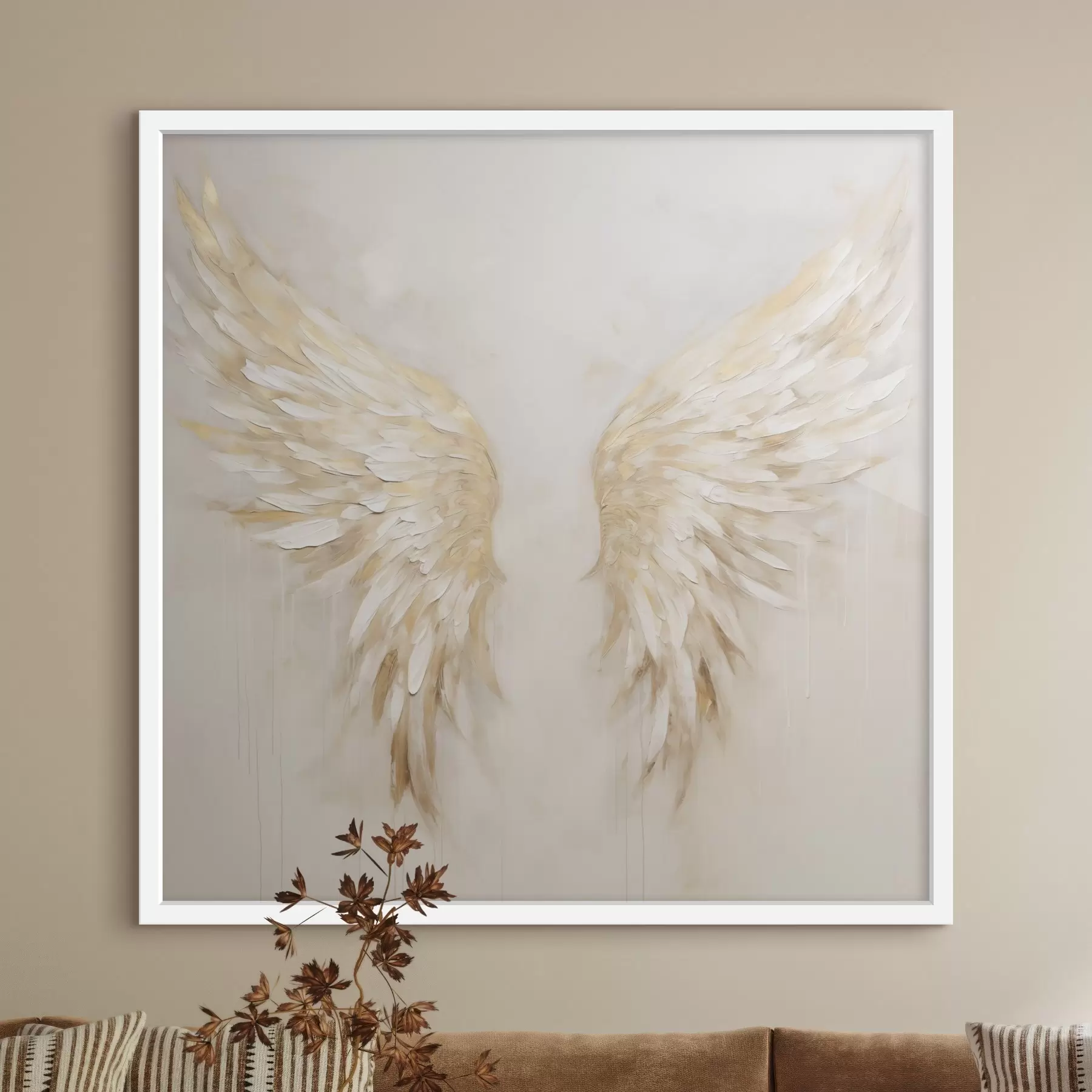 Papier peint Ailes en lumière chaude f48988
