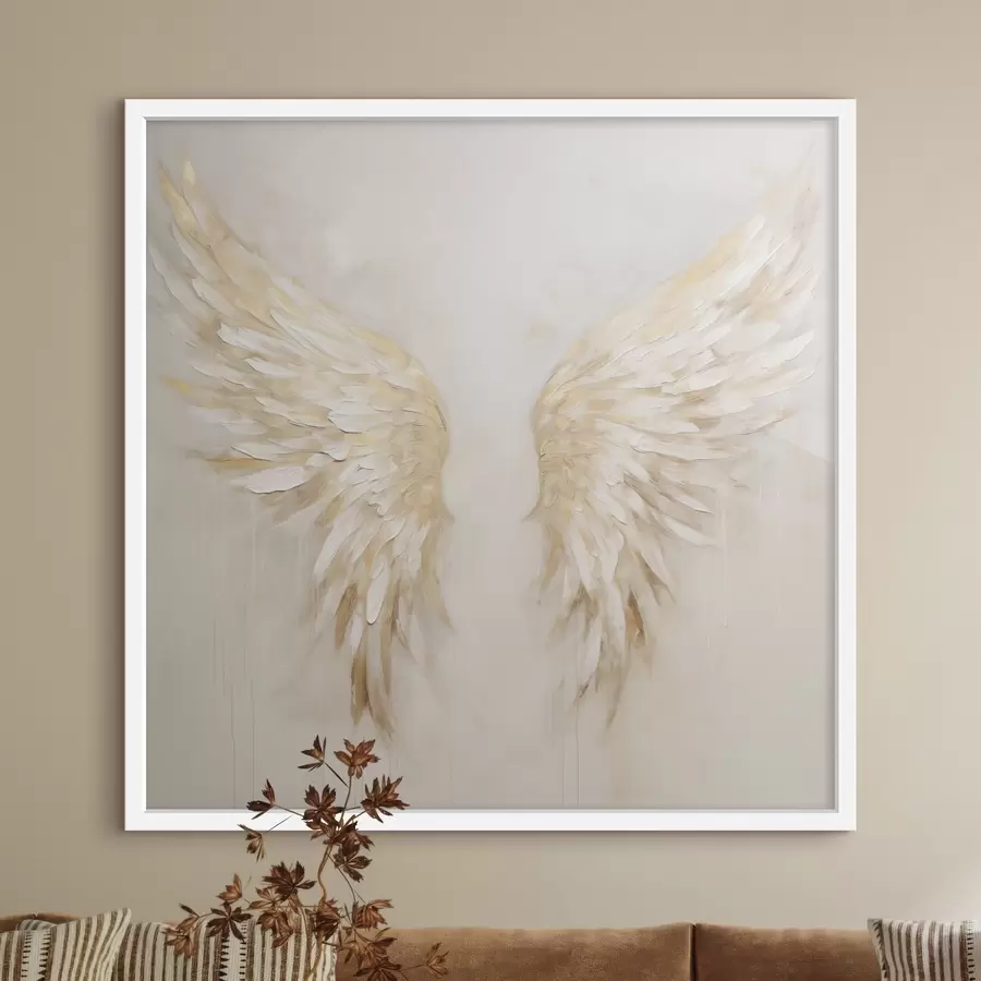Papier peint Ailes en lumière chaude f48988