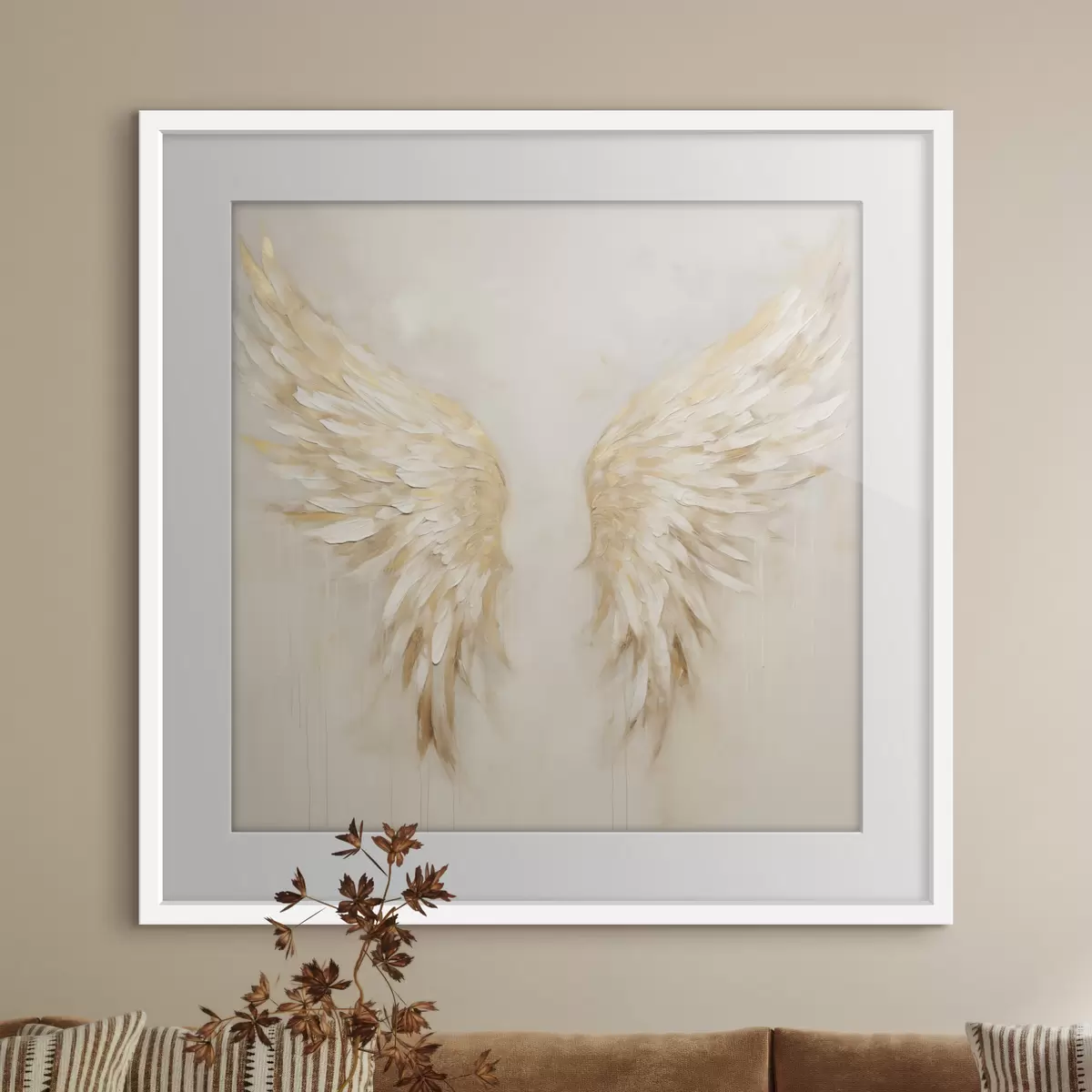 Poster Ailes en lumière chaude f48988