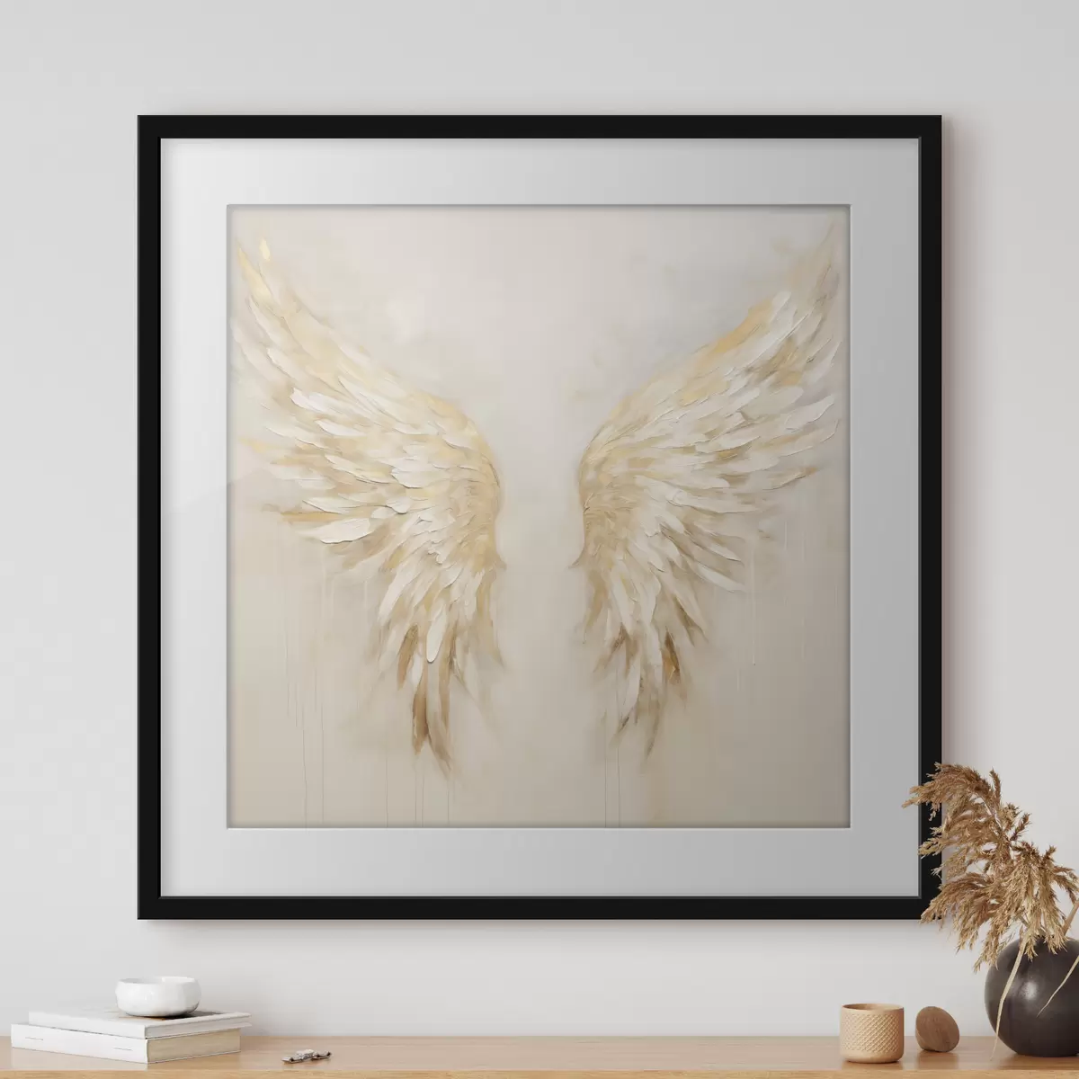 Poster Ailes en lumière chaude f48988