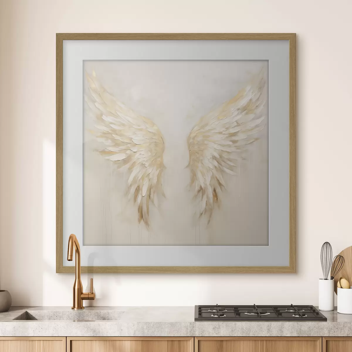Poster Ailes en lumière chaude f48988