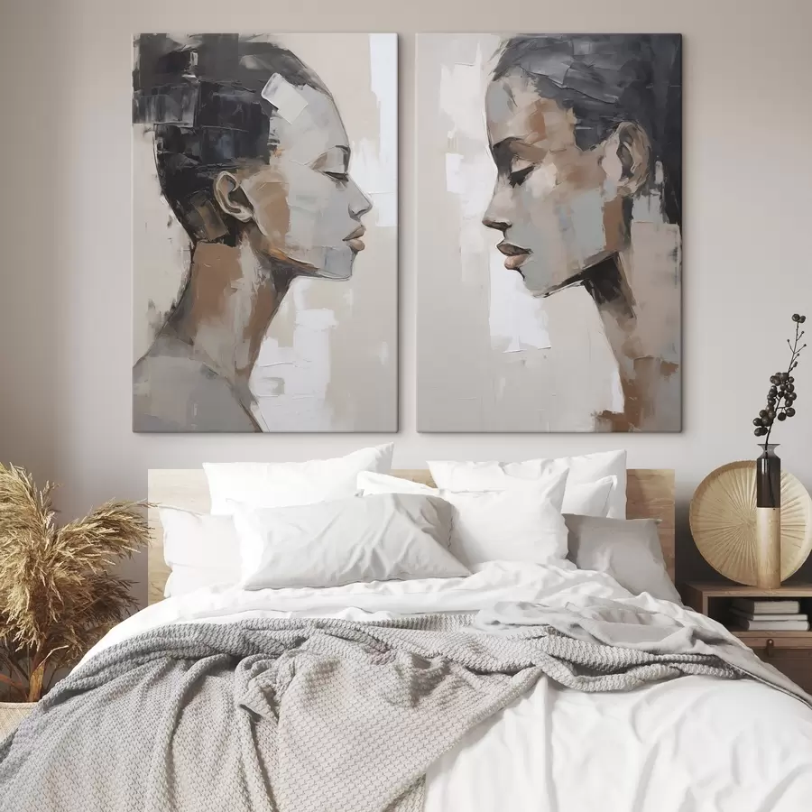 Tableau Imitation d'un portrait féminin m30407