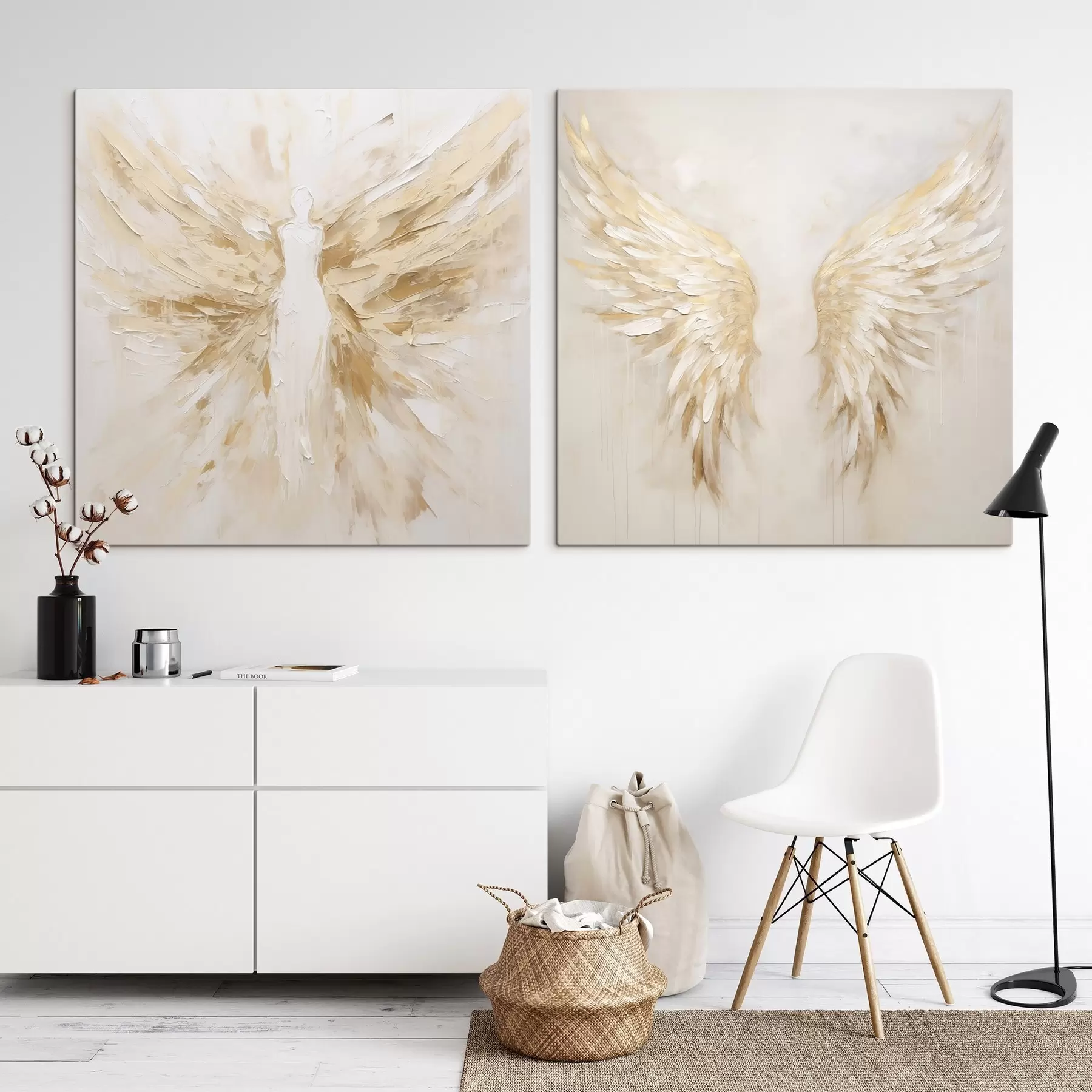 Tableau Ange abstrait m30413