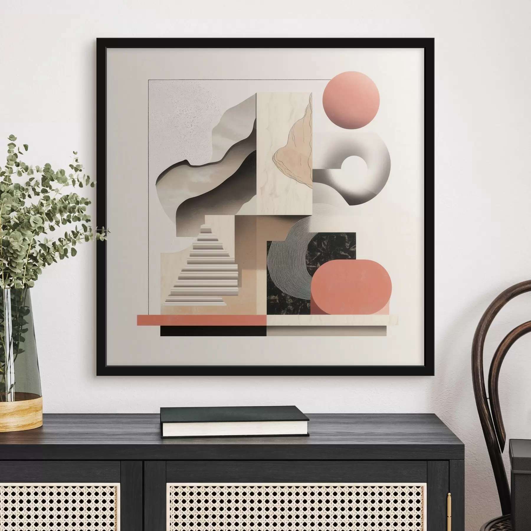 Papier peint Géométrie et légèreté f48842