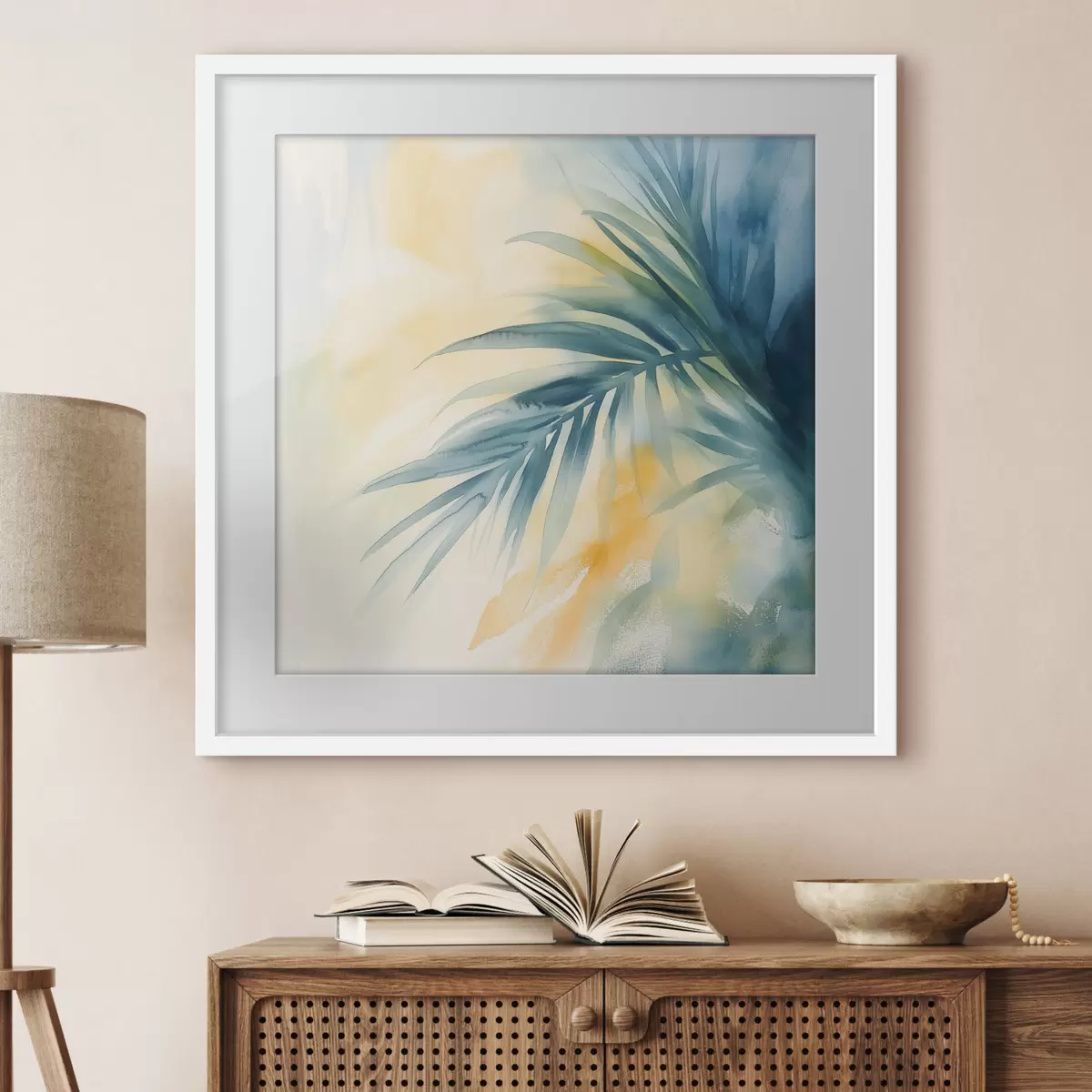 Poster Palmes et silence f48849
