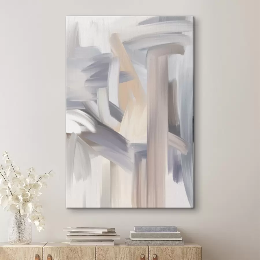 Tableau une peinture abstraite aux couleurs claires s49000