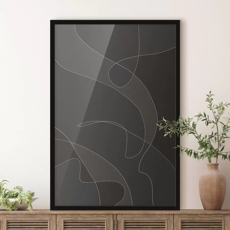 Papier peint abstraction texturale dans des tons sombres f48997