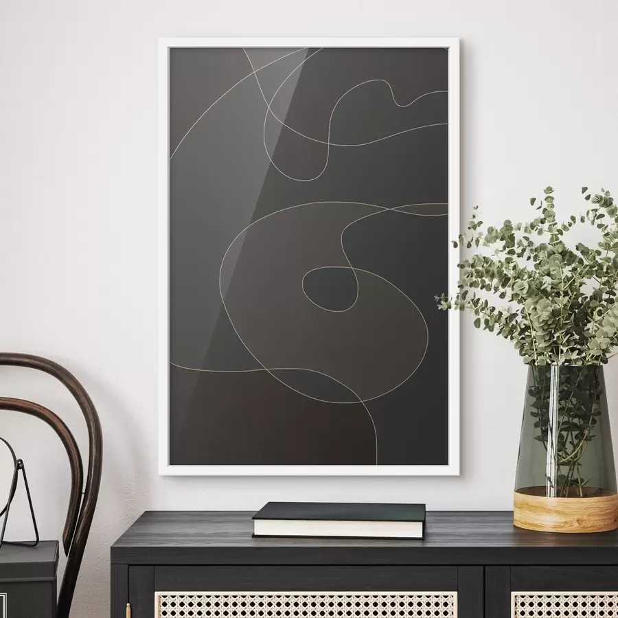 Papier peint abstraction texturale dans des tons sombres f48998
