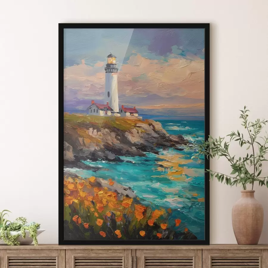 Papier peint un phare pittoresque f49003