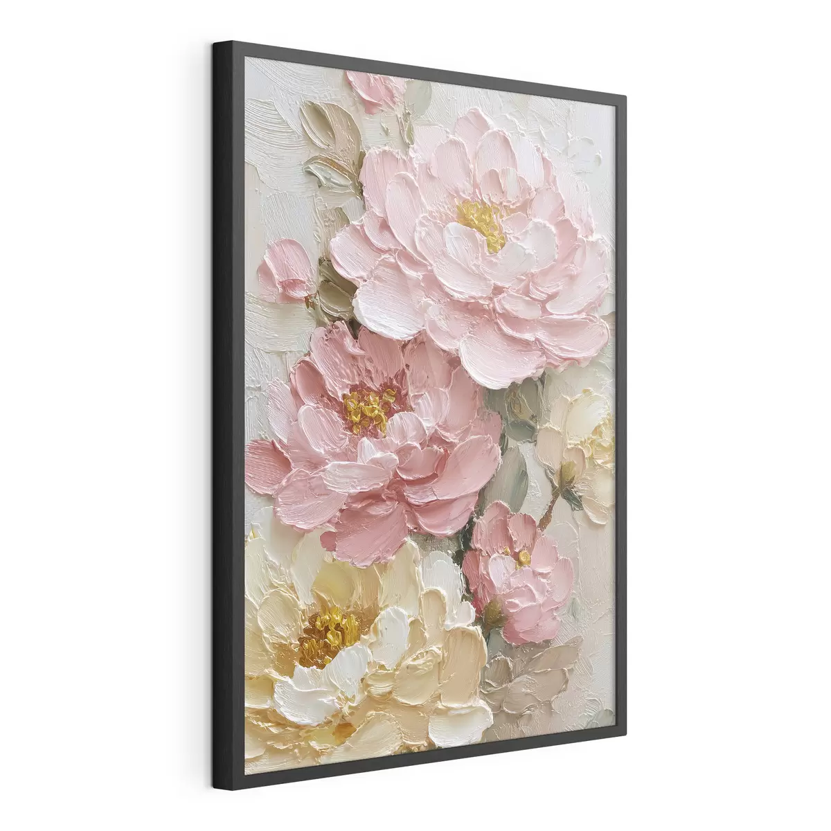 Poster Composition florale à base de pivoines f49013