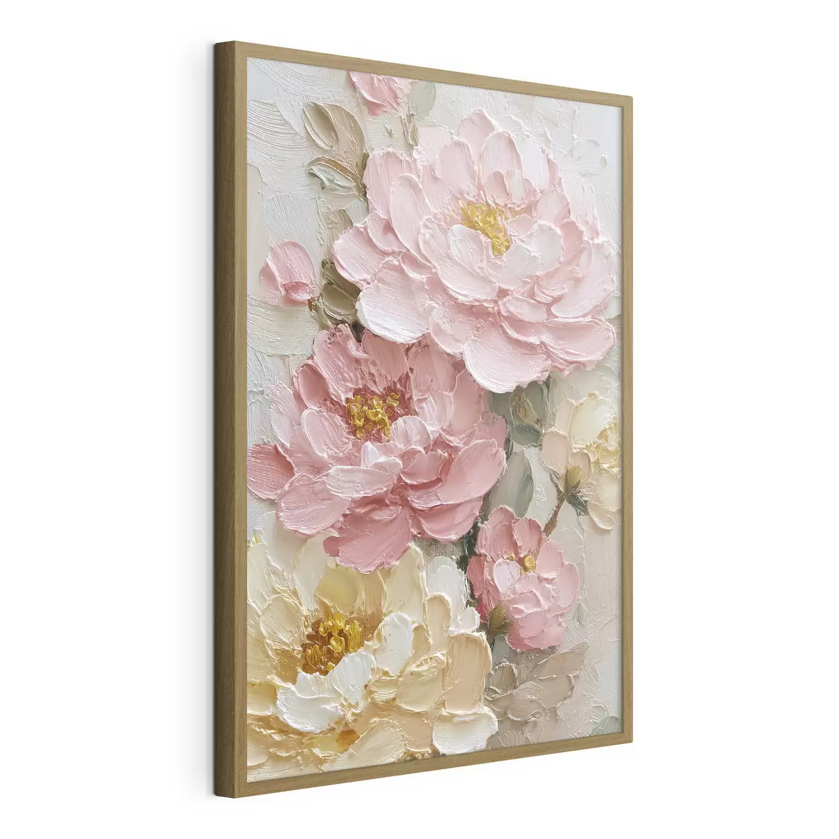 Poster Composition florale à base de pivoines f49013