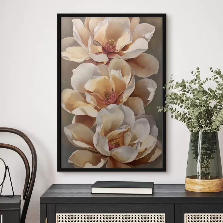 Papier peint Fleur de magnolia verticale f49014