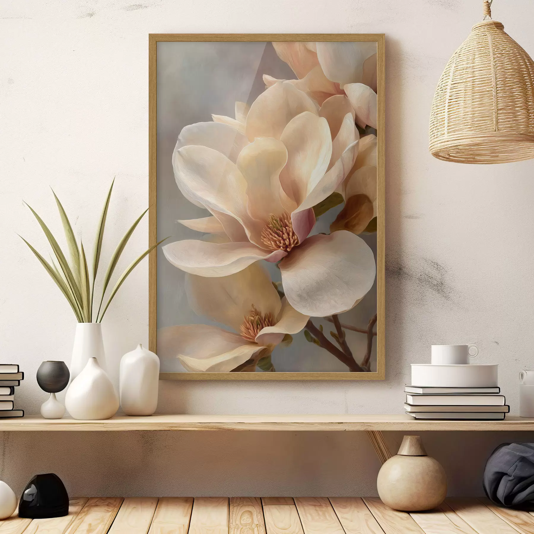 Papier peint Caresse de magnolia f49016