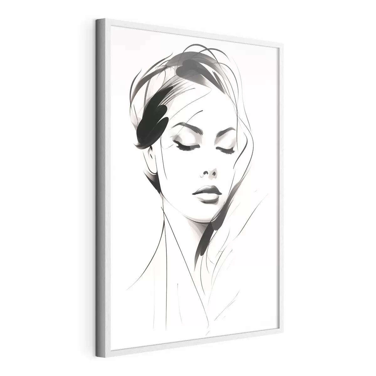 Poster Esquisse d'une femme abstraite f49024
