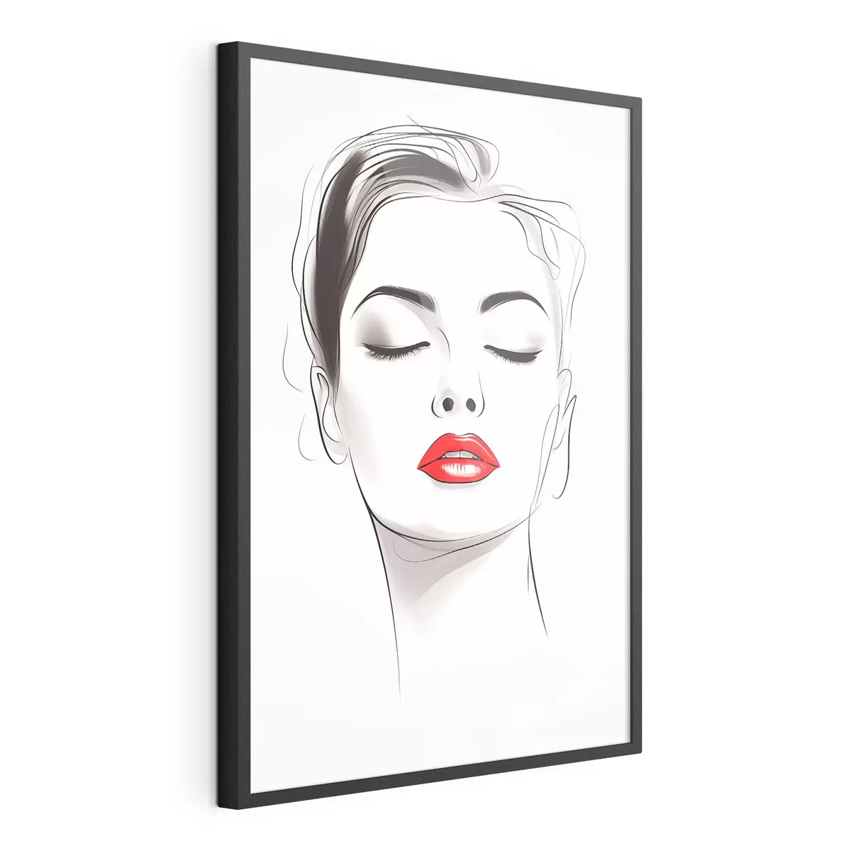 Poster Dessin au trait minimaliste f49025