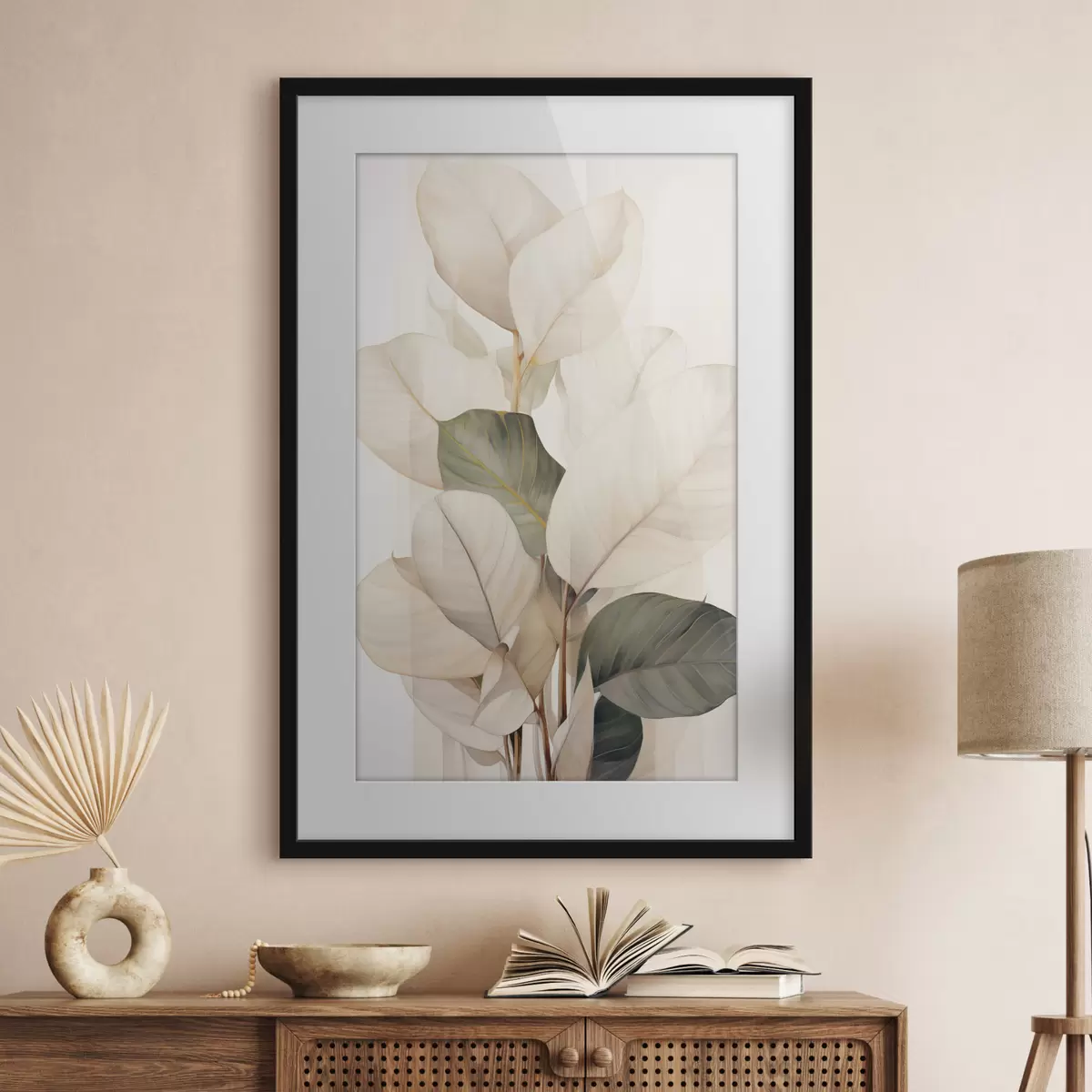 Poster Feuilles de plantes ornementales f49026