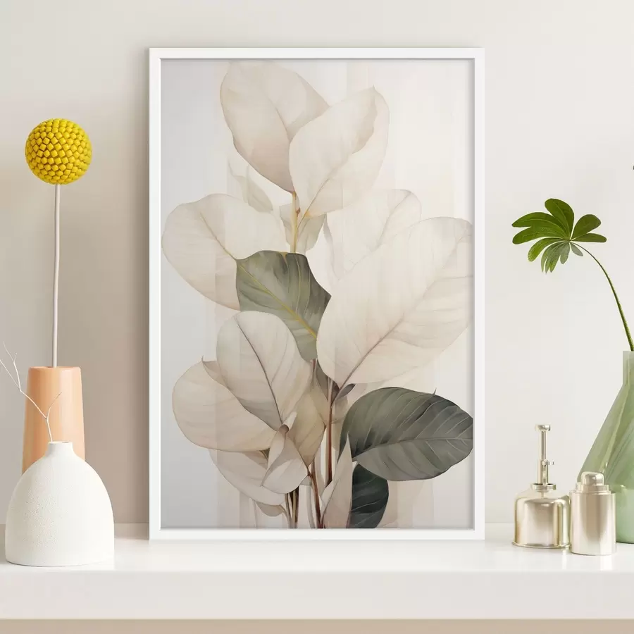 Papier peint Feuilles de plantes ornementales f49026