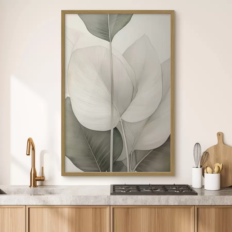 Papier peint Gros plan sur des feuilles de plantes f49027