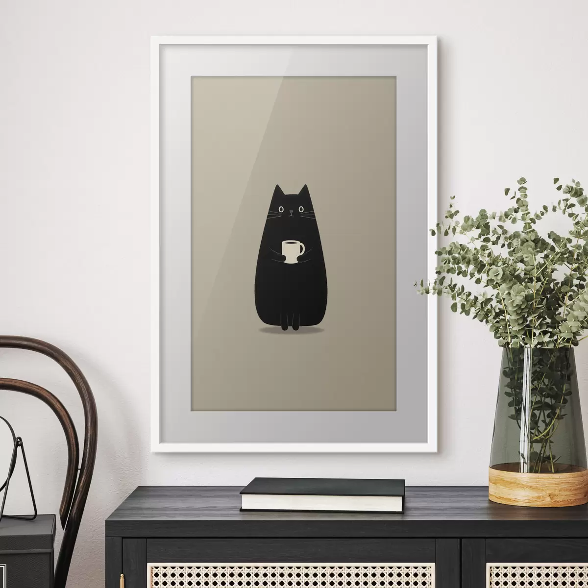 Poster Chat et nostalgie f49030