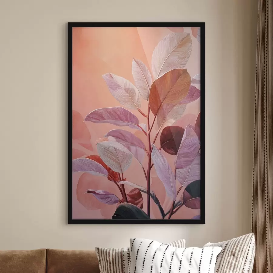 Papier peint Feuilles décoratives f49038