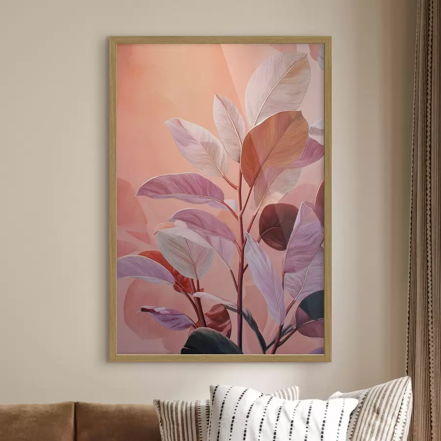 Papier peint Feuilles décoratives f49038