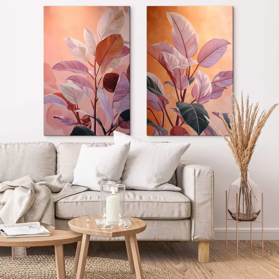 Tableau Feuilles décoratives m30415