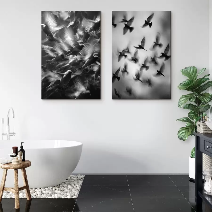 Tableau Oiseaux en vol m30421