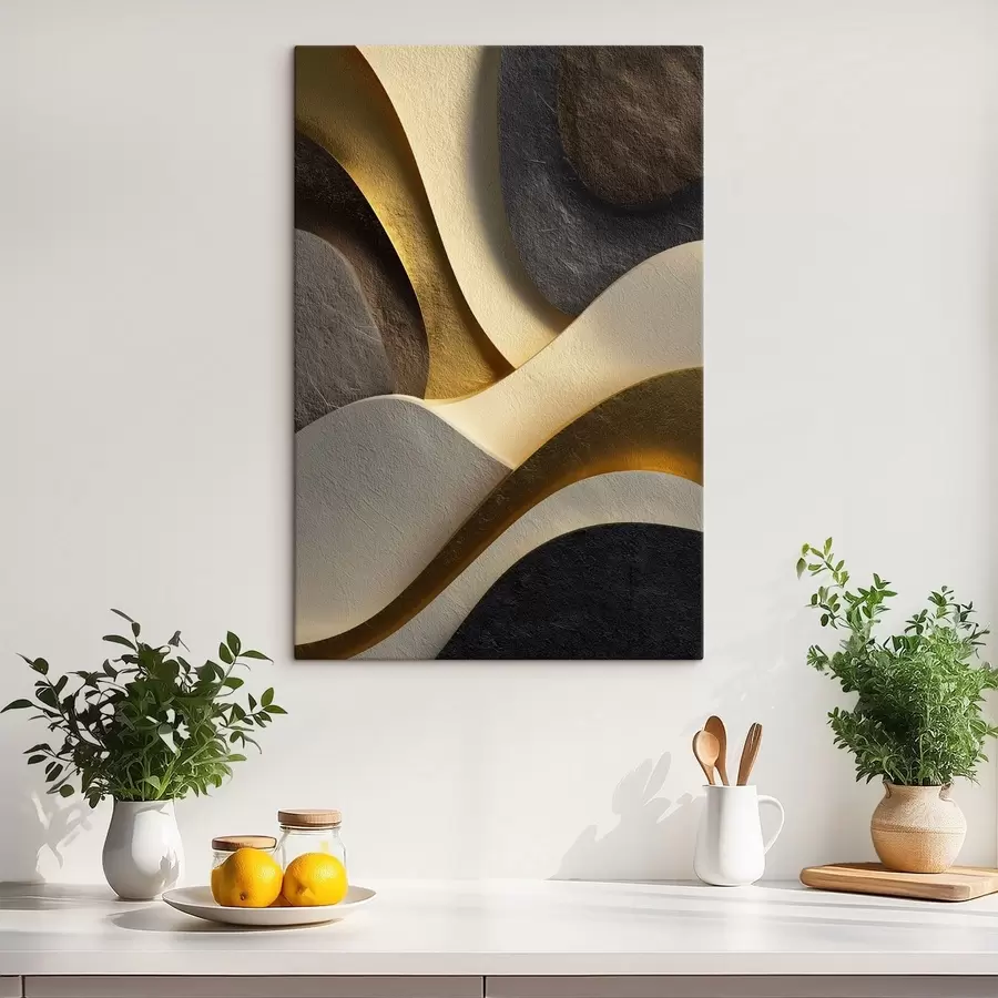 Tableau Formes fluides s49034