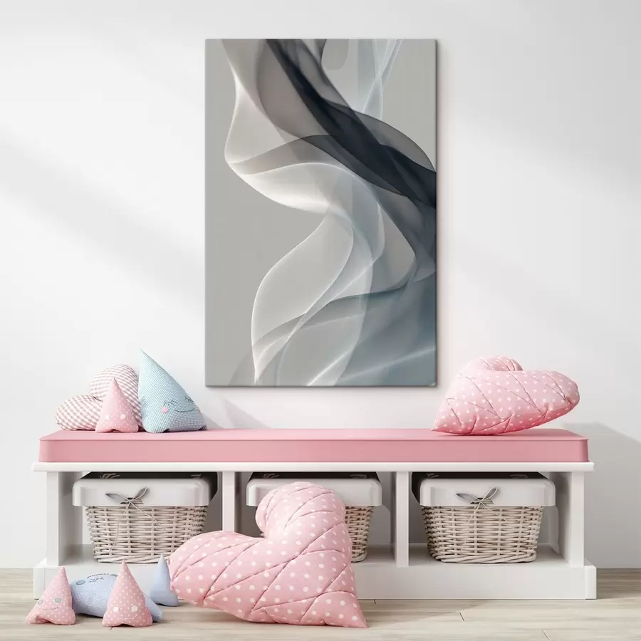 Tableau Abstrait « Fumée légère » s49036