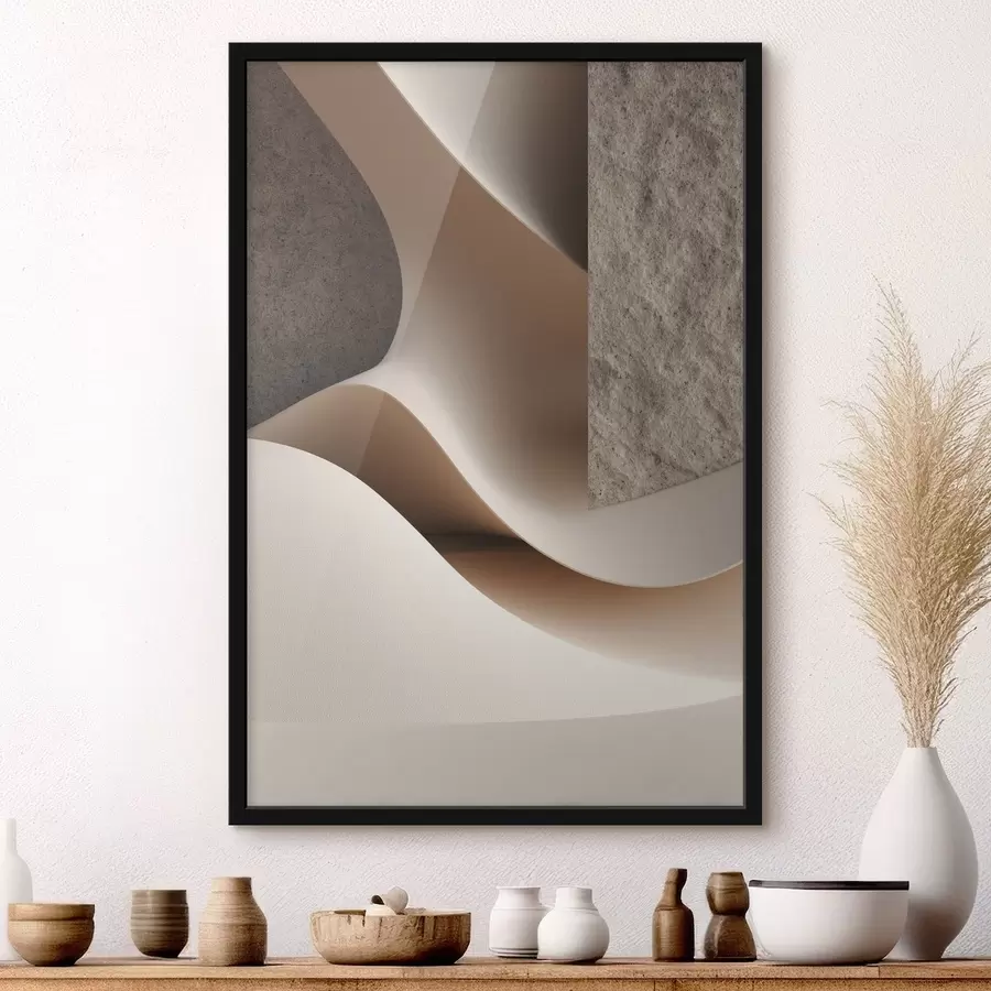 Papier peint Écoulement de sable texturé f49044