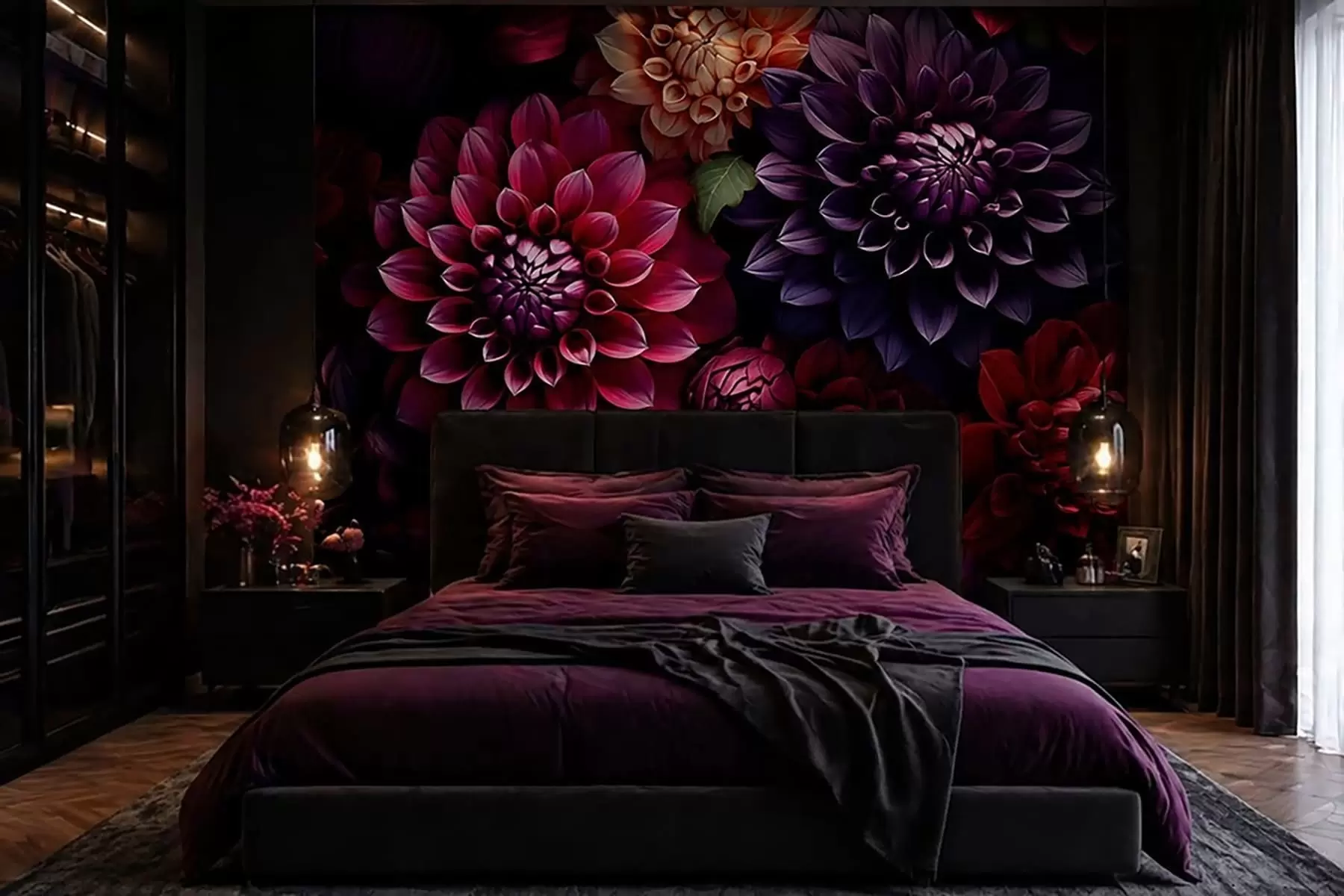Papier peint Fleurs w05512