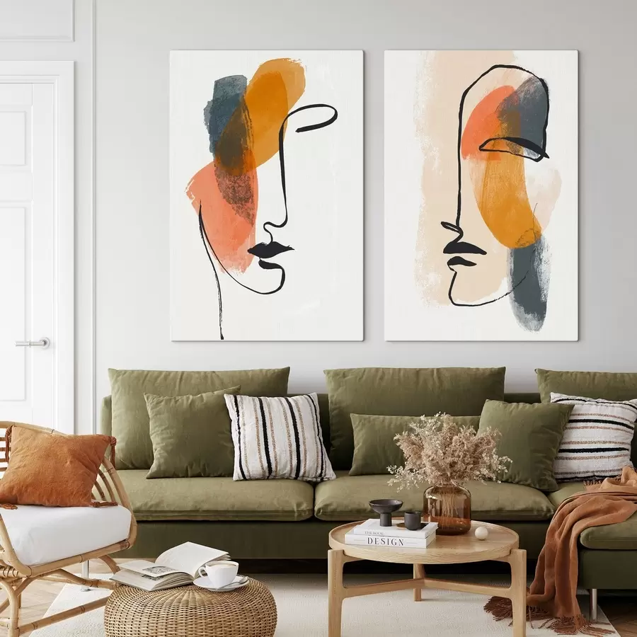 Tableau Portraits abstraits m30395