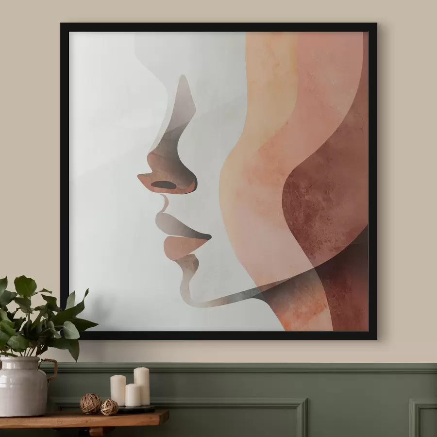 Papier peint Portrait abstrait f48968