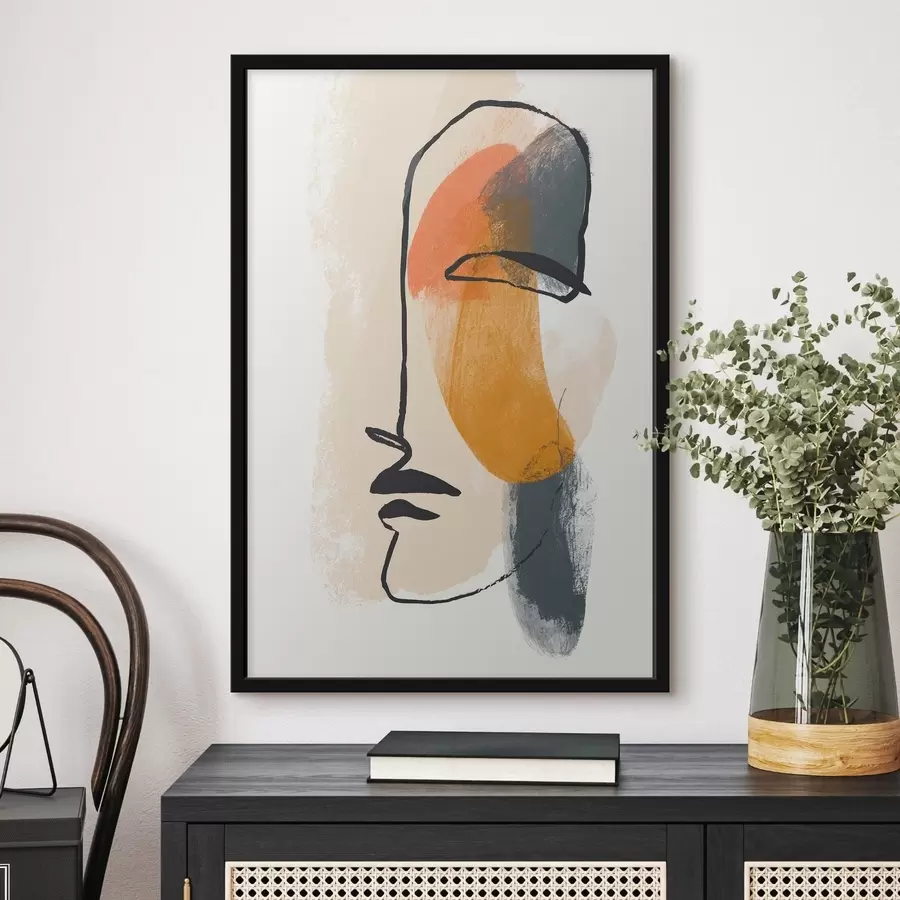 Papier peint Portrait abstrait f48970