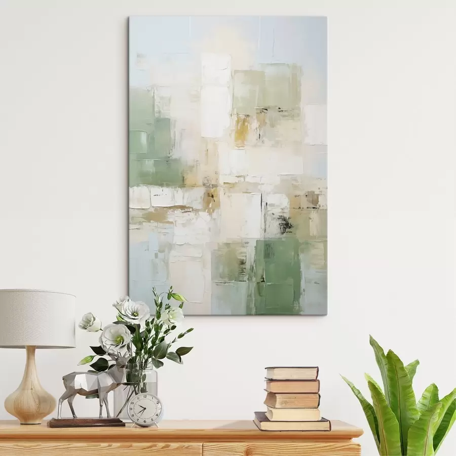 Tableau Abstraction imitation de la peinture s49047