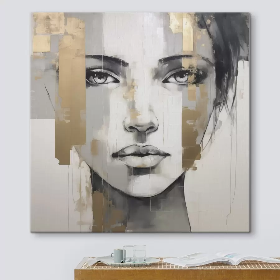 Tableau Imitation d'un portrait féminin s49055
