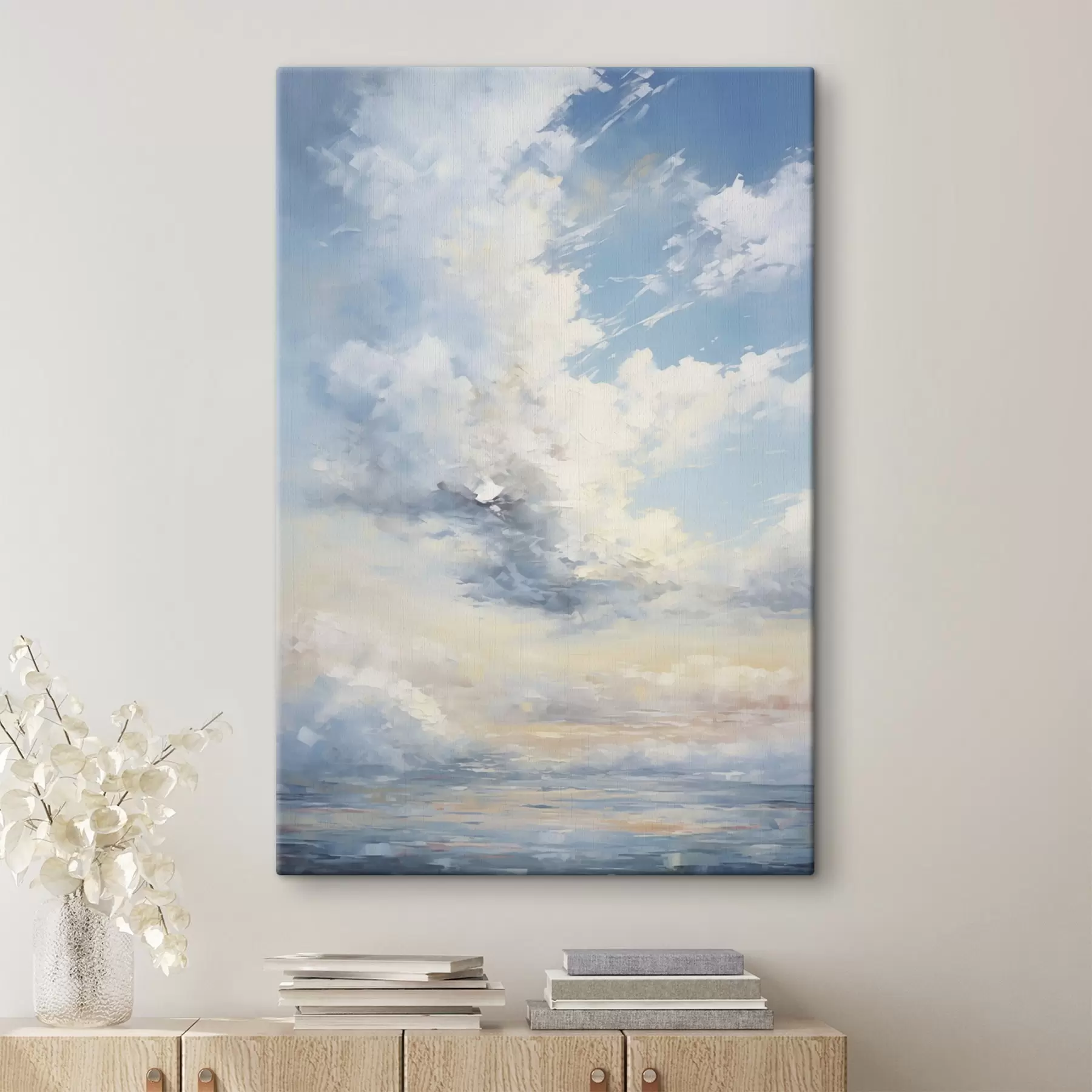 Tableau Peinture représentant le ciel s49058