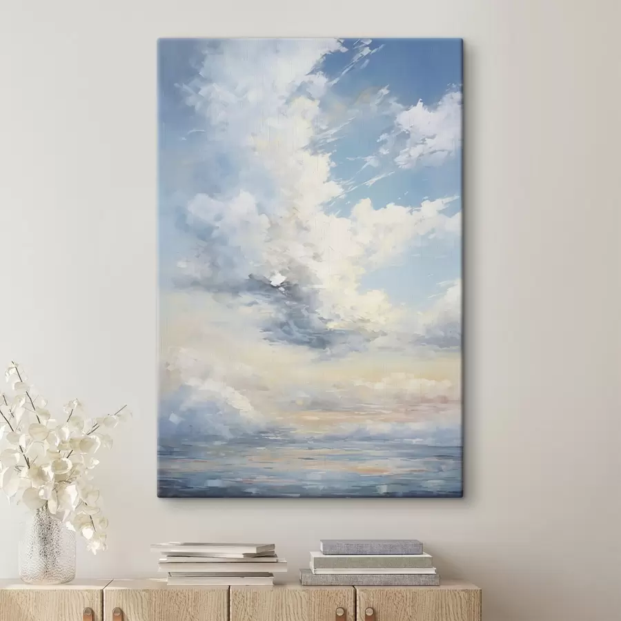 Tableau Peinture représentant le ciel s49058