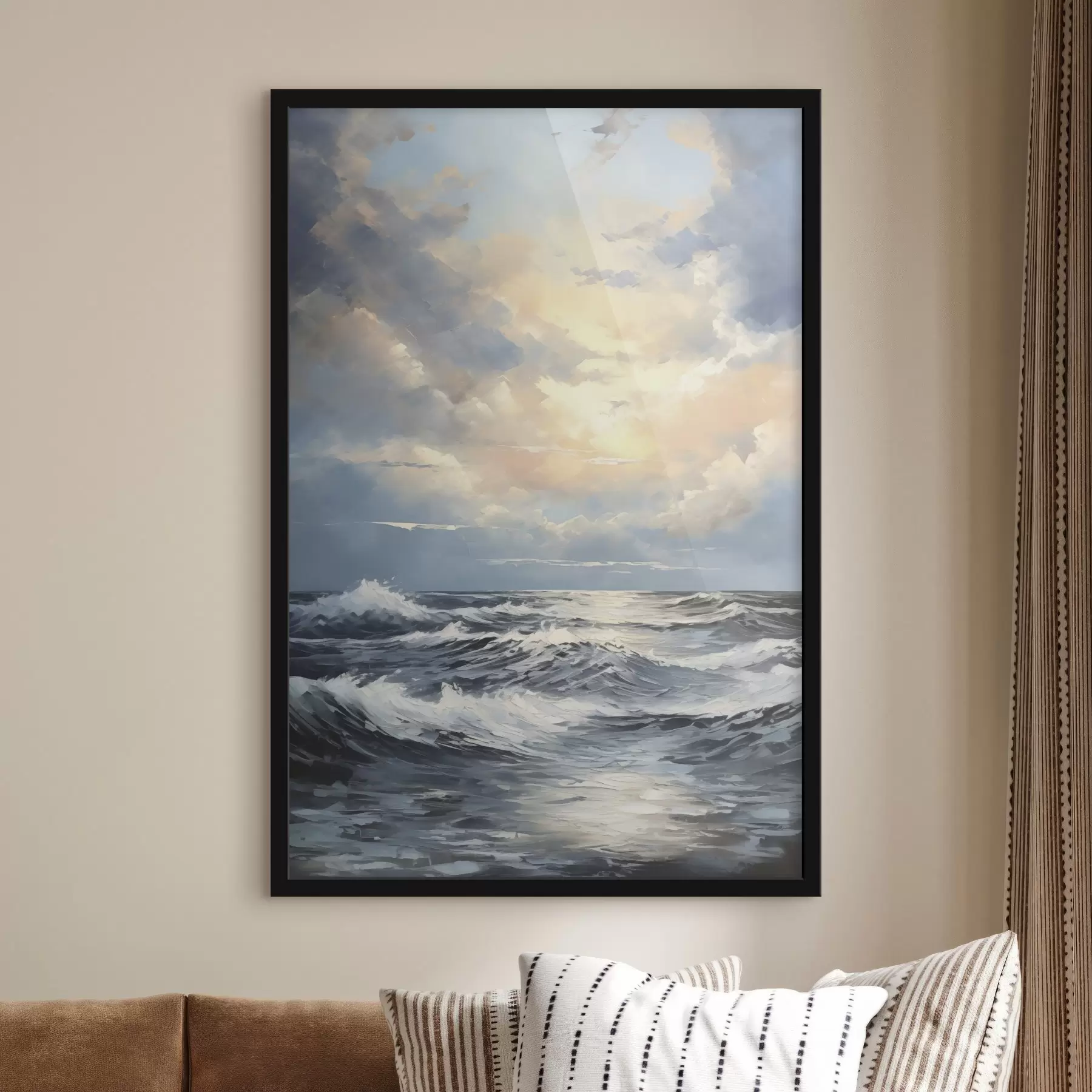 Papier peint Ciel du soir au-dessus de la mer f49049