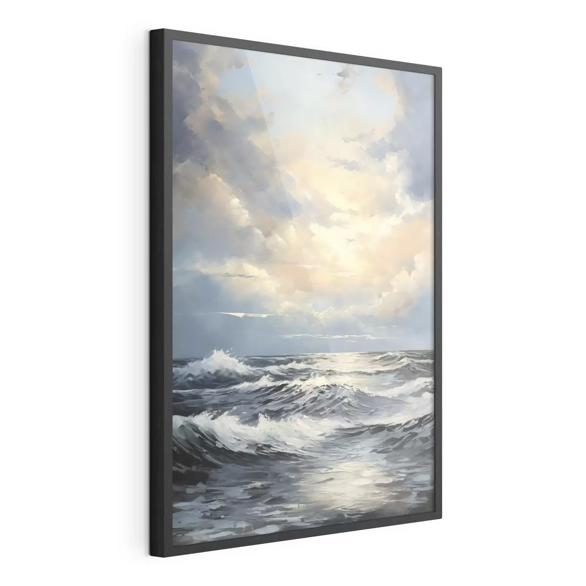 Poster Ciel du soir au-dessus de la mer f49049
